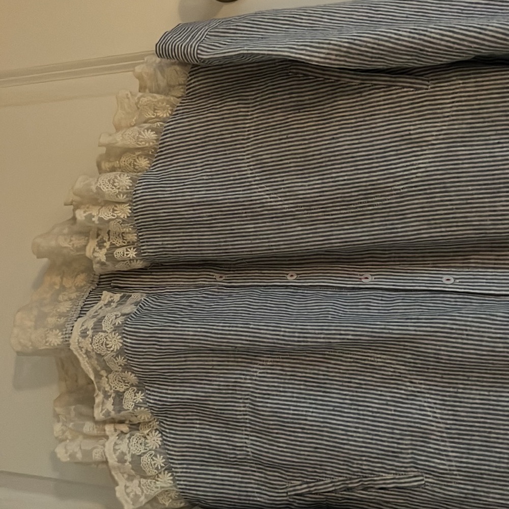 Striped tunic button down - Picture 2 of 4